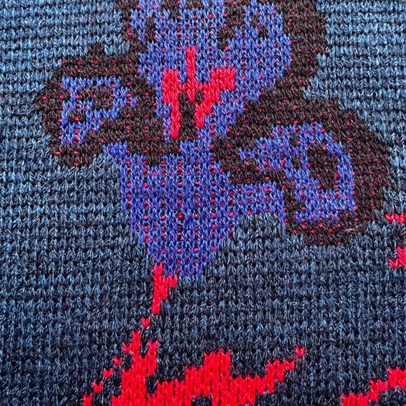 Vintage Grace Navy and Red Floral Cardigan - Picture 9 of 11